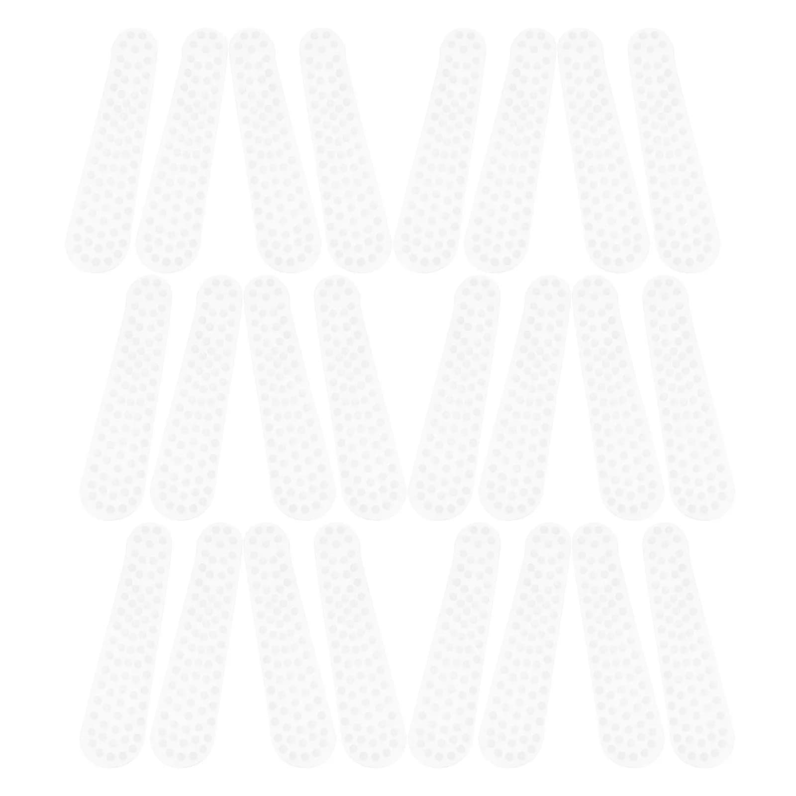 30 Pezzi Strisce Antiscivolo in Silicone per Appendiabiti, Adesivi Antiscivolo per Vestiti, Nastro Adesivo Antiscivolo per Abiti, Camicette, Vestiti e Camicie