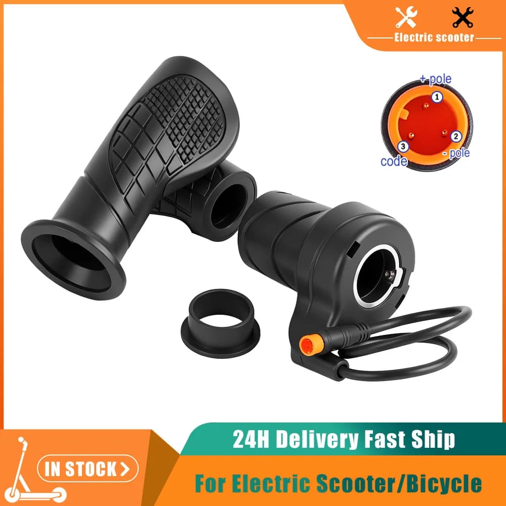 Acceleratore a mezza torsione per scooter elettrico Mountain Bike Parte modificata Connettore impermeabile Accessori per biciclette elettriche