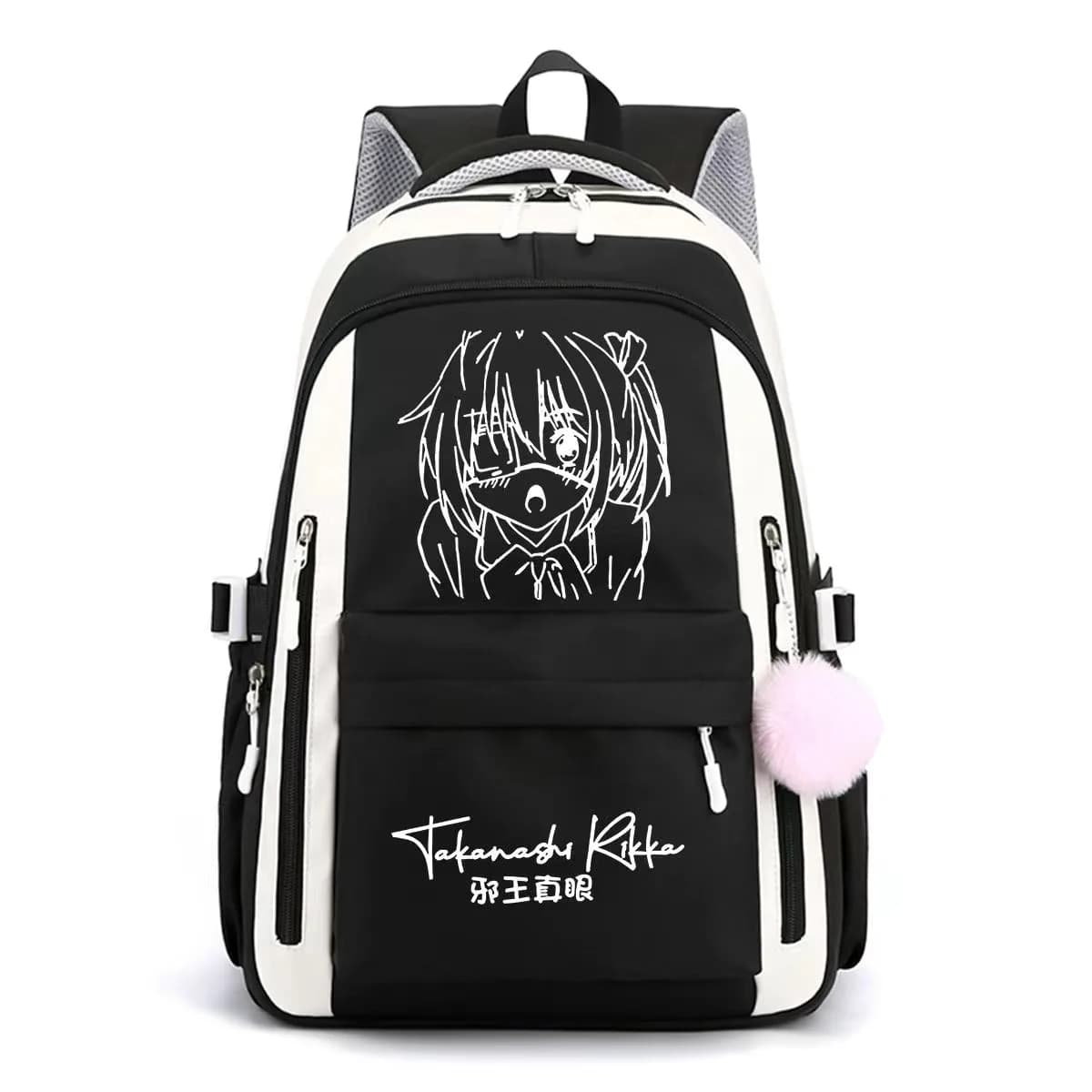 Chuunibyou demo Koi ga Shitai Backpack Cartoon Takanashi Rikka Print Student Schoolbag Travel Bag Large Capacity School Bag