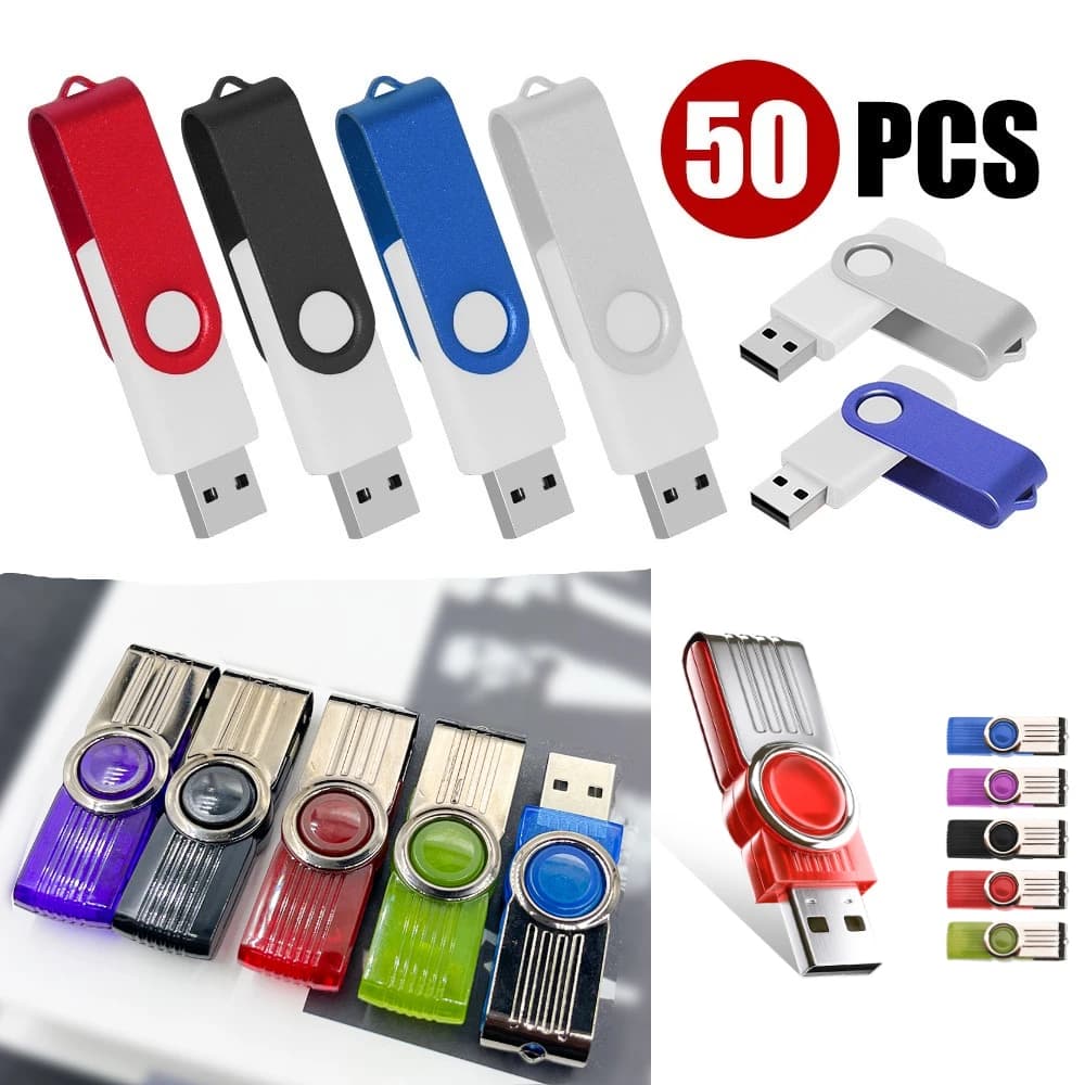 50 pz/LOTTO con logo personalizzabile, Chiavetta USB 2.0 da 128GB, 64GB, 32GB, 16GB, 8GB, 4GB, 2GB, 1GB, 128M, Pendrive alla moda in 8 colori, Regalo aziendale