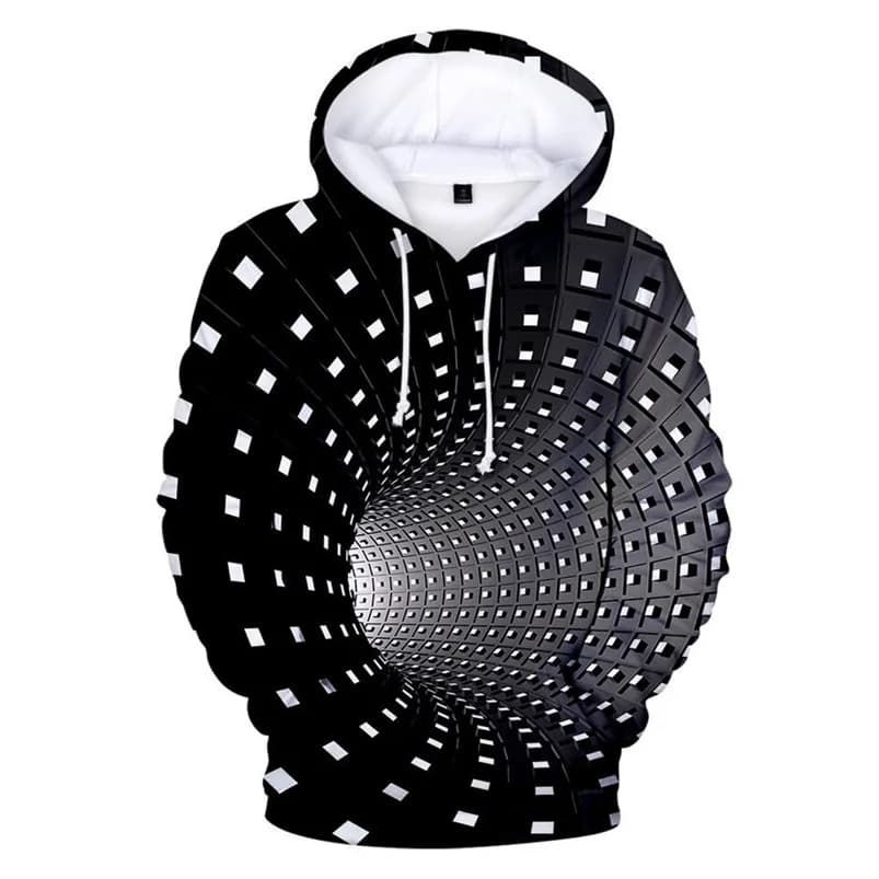 New Tie Dye 3D Modelli geometrici Felpa con cappuccio Uomo Donna Esagono Abbigliamento Felpa oversize Abbigliamento uomo Harajuku Pullover Felpa con cappuccio 01