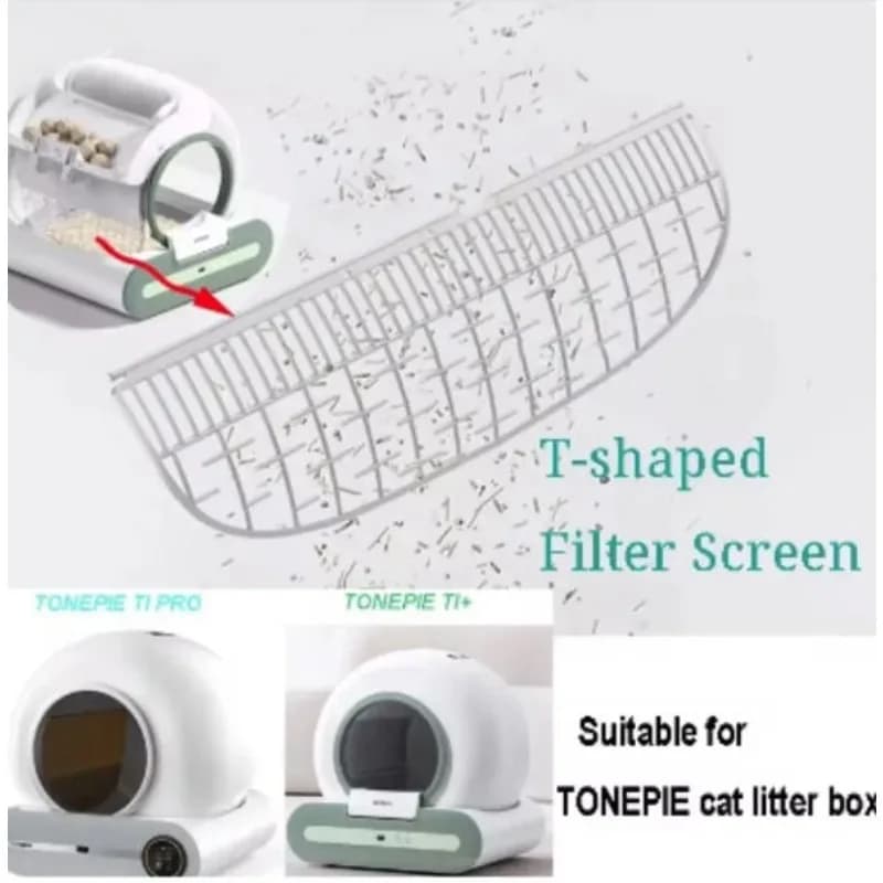 Tonepie Automatic Cat Litter Box Removable Filter Backboard Screen Filter Mesh Effective Sand For TONEPIE TI PRO TI+ Accessories