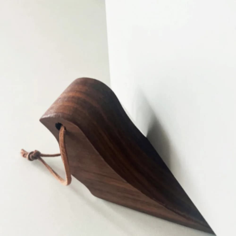 Fermaporta in Legno a Forma di Uccello, Cuneo per Porta, Fermaporta da Pavimento, Supporto per Porta, Cuscinetto Antiurto, Protezione per Pareti