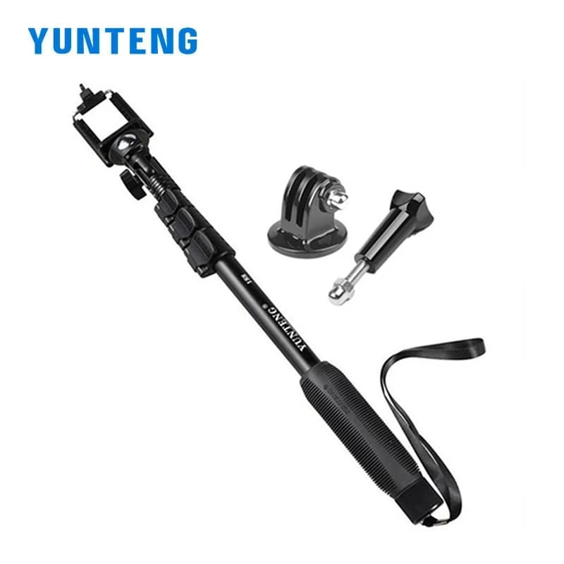 YUNTENG YT-188 YT188 Selfie Stick treppiede monopiede camera bracket Selfie Stick accessories for Action cam Gopro