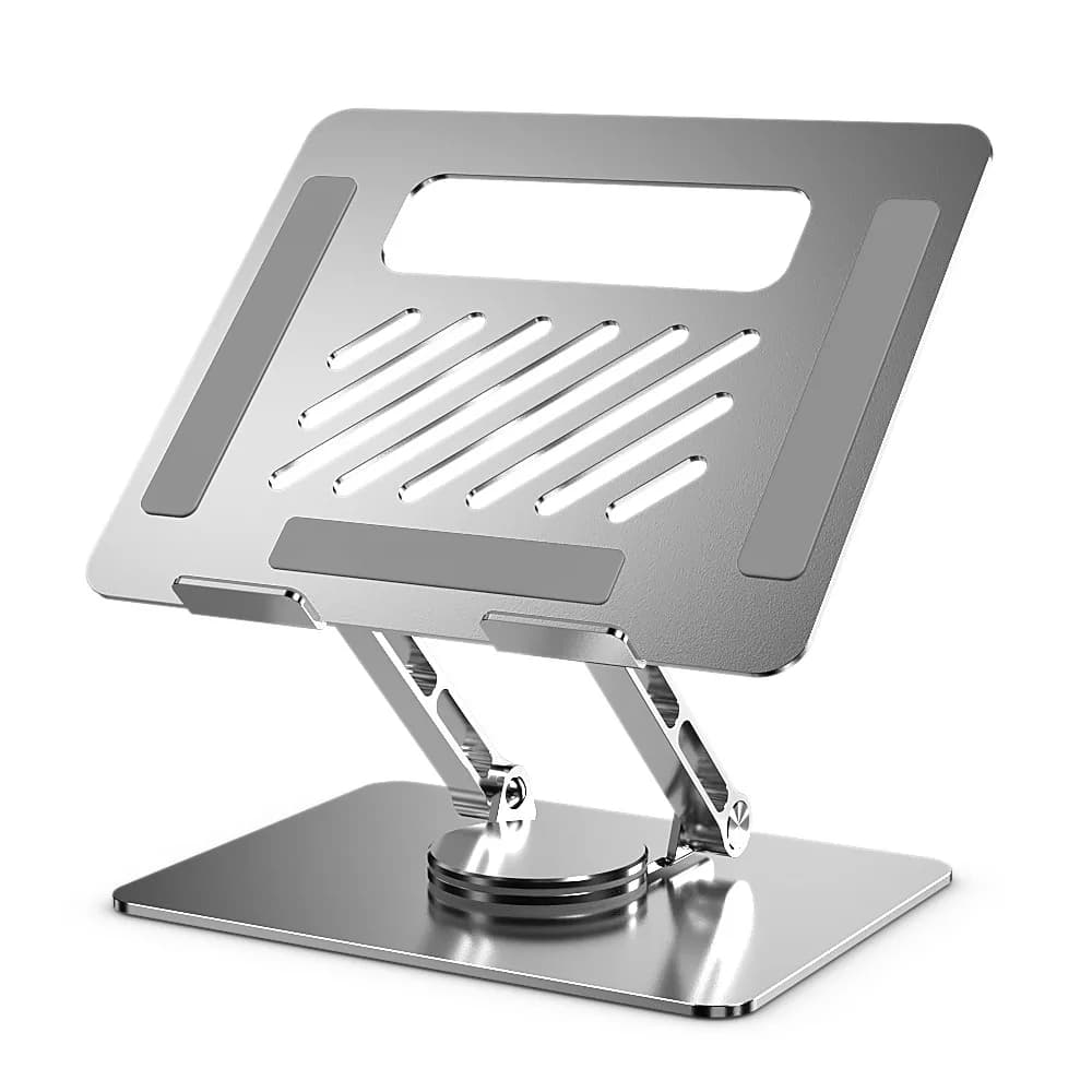360 supporto per Laptop girevole e regolabile per scrivania supporto per Computer pieghevole e portatile per tutti i Laptop fino a 15.6 pollici