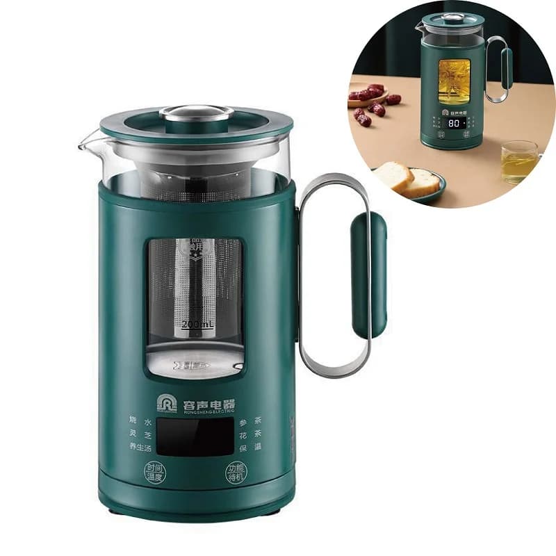 600ml Smart Health Pot Portable GlassTea Maker bollitore elettrico Office Multi-funzione Flower teiera automatica Keep Warm 220V