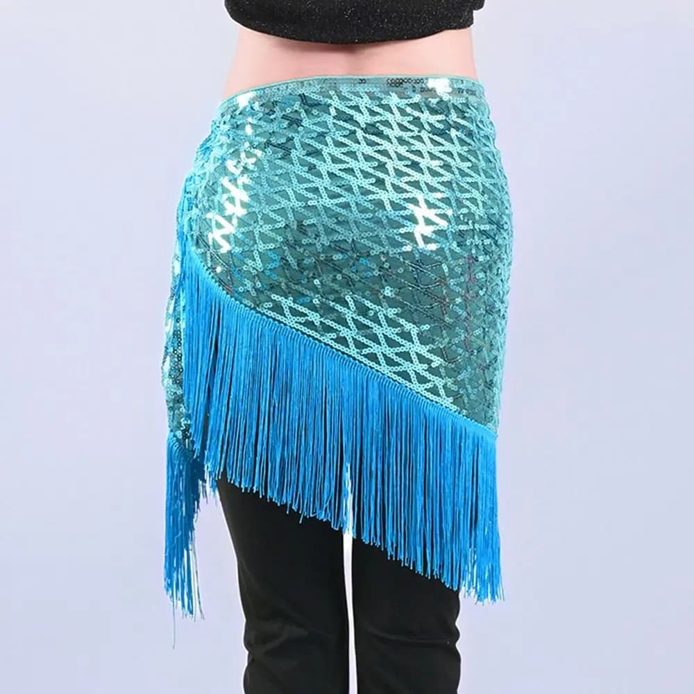 Ventre Dance Band with Fashion Nappe, Bohemien Strap Gonna at Women's Crochet, Ventre Dance Belt with Sequins