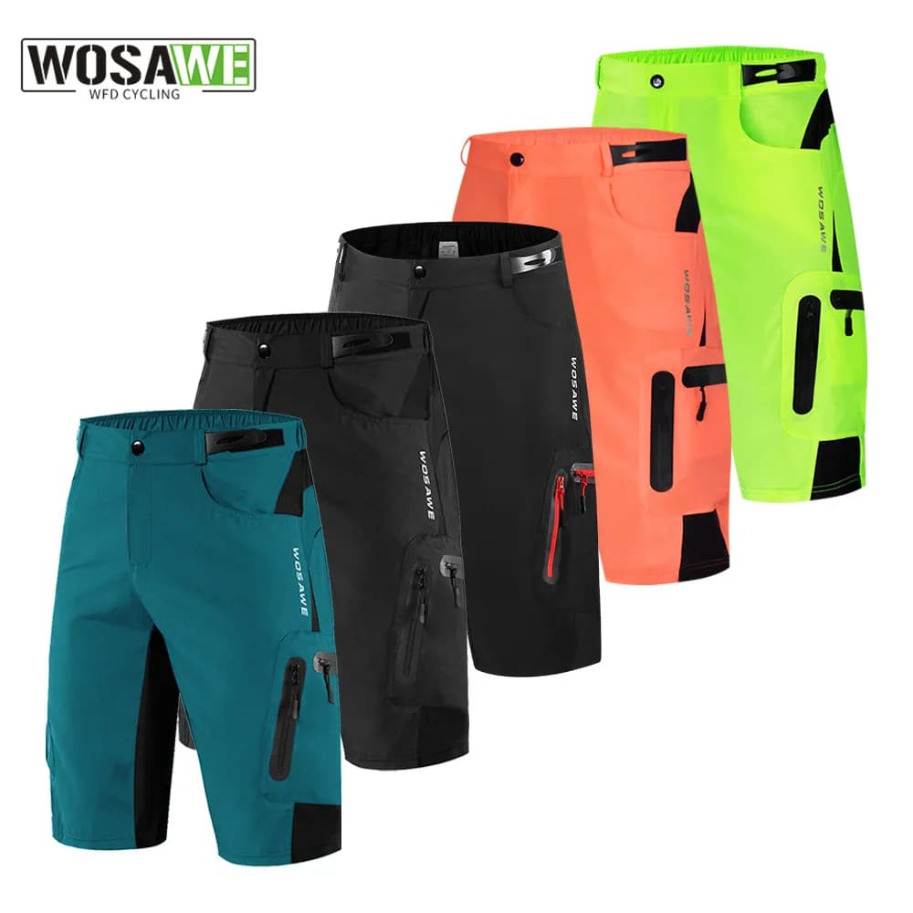 WOSAWE Pantaloncini Motocross Racing Moto MTB Downhill Bicicletta Mountain Bike Pantaloni corti estivi