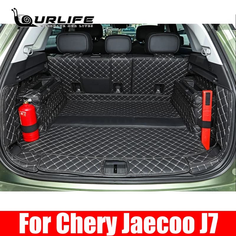 Per Chery Jaecoo J7 2024 2025 accessori tappetini specializzati tappetino per bagagliaio dell'auto tappetino per piedi impermeabile in pelle coperture complete