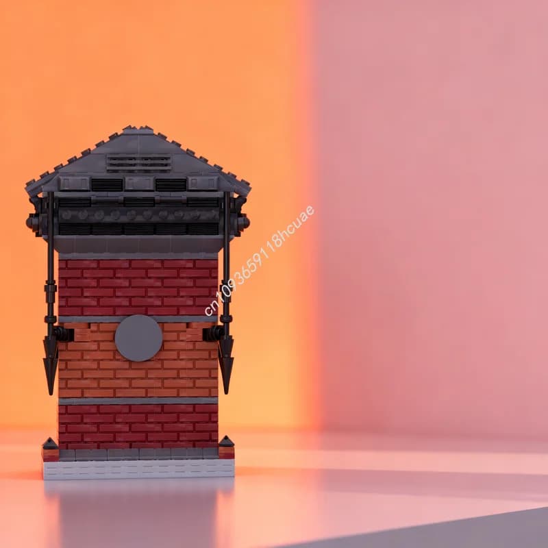 525pcs MOC Bridge Tower Alternates Train Model Building Blocks Architecture Idea Christmas Gifts Education Toys Kids Brick