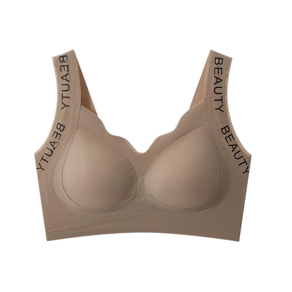 Breathable Close-fitting Seamless Bra Shockproof Beautiful Back Wireless Bra Underwear for Women Lady