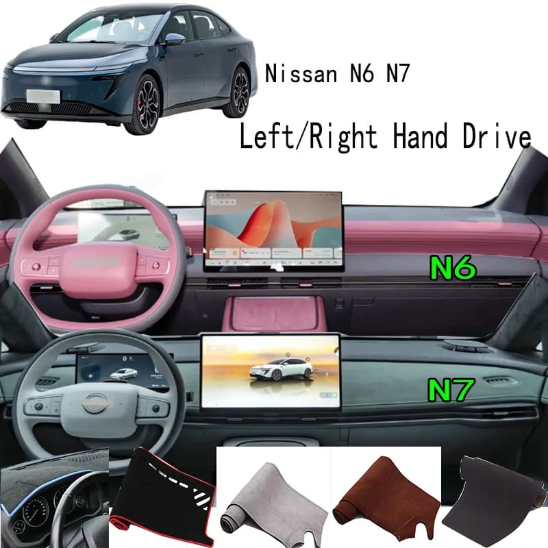 Anti-slip dashboard for Nissan N6 N7 MAX Pro, Panel Cover Tools, Solar Protection, Ornaments