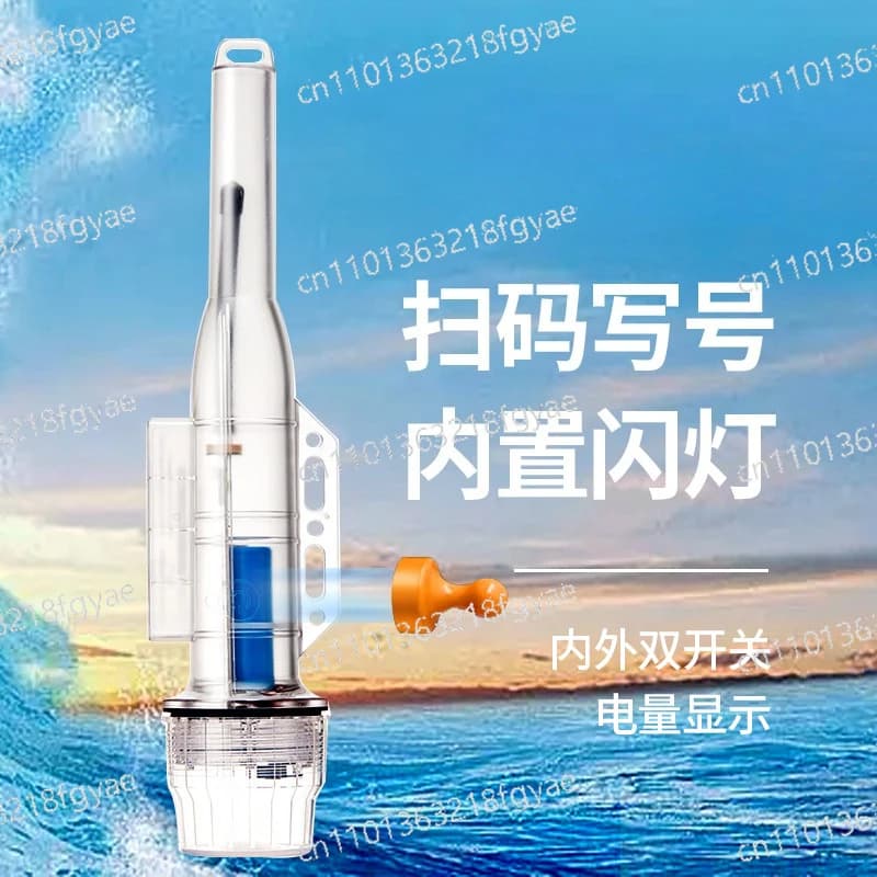 Misuratore di Posizione per Reti Marine con Luce Lampeggiante, Segnalatore AIS per Reti da Pesca, Batteria Integrata, Protezione da Collisioni