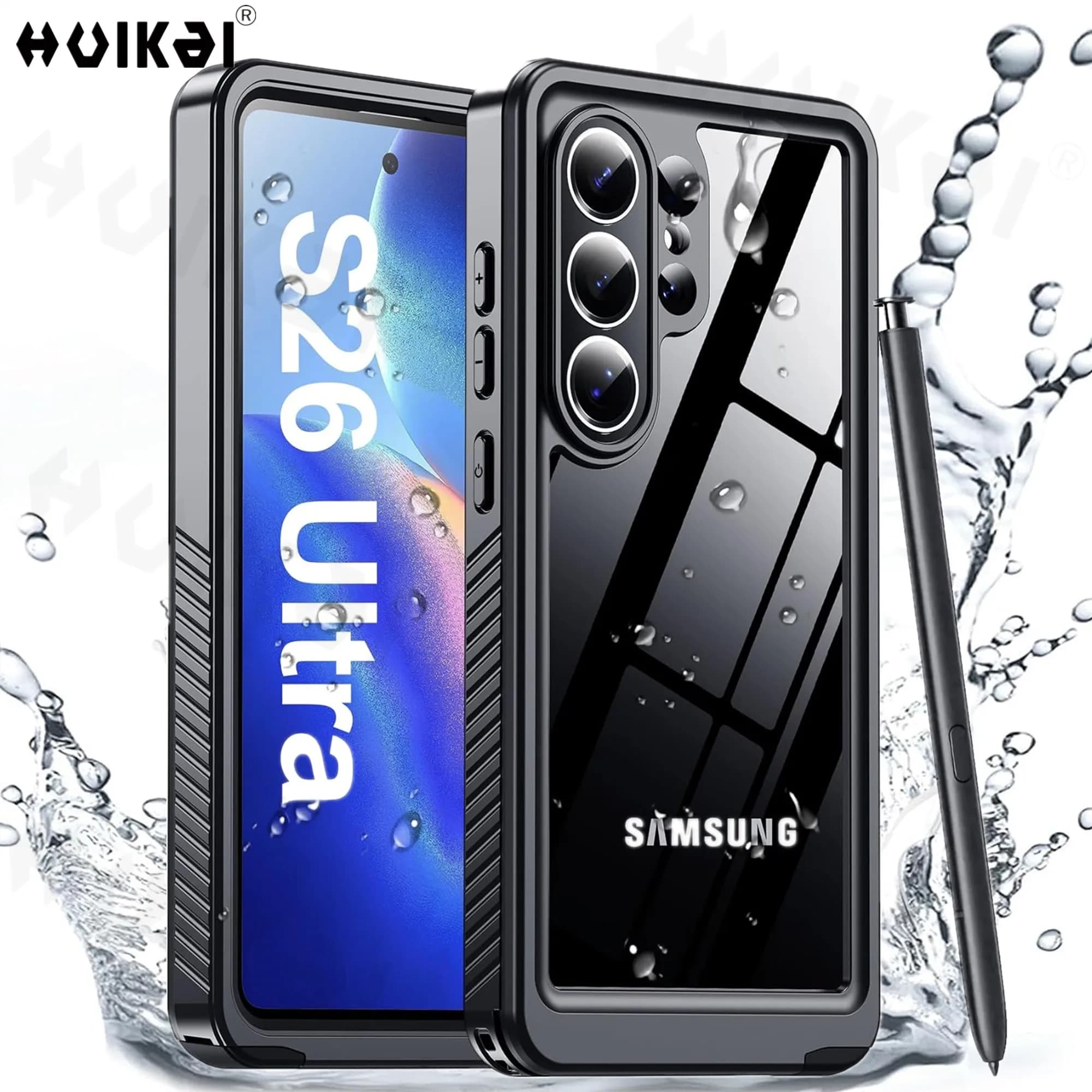 Custodia Impermeabile per Samsung Galaxy S26 Ultra S25 Ultra S25 Edge S23 A56 A36 A16 IP68 Protezione Completa Antiurto Resistente