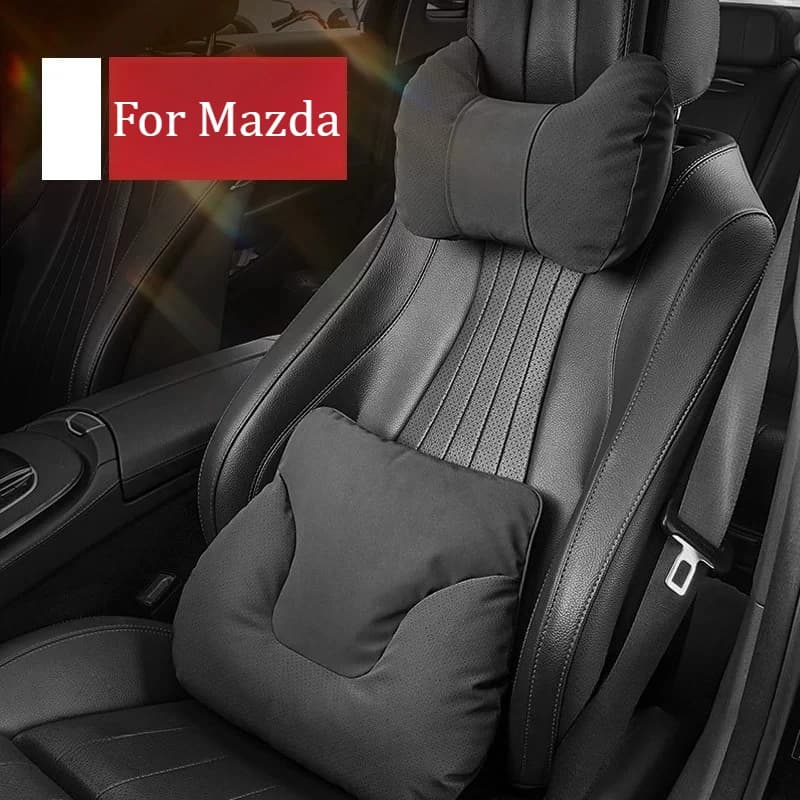 For Mazda 3/6/CX-4/CX-5/CX-8/CX-30 Car Headrest Neck Pillow Waist Cushion Car Lumbar Support Interior Accessories Supplies Tools