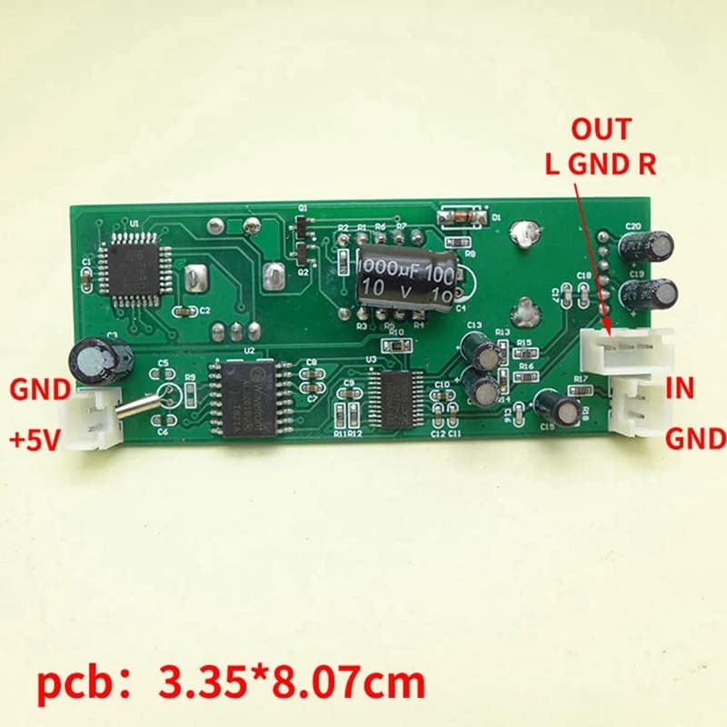 ABYC DSP Digital Reverb Module Karaoke Reverb Board Mixer Effector Module 0-99 100 Kinds of Effect