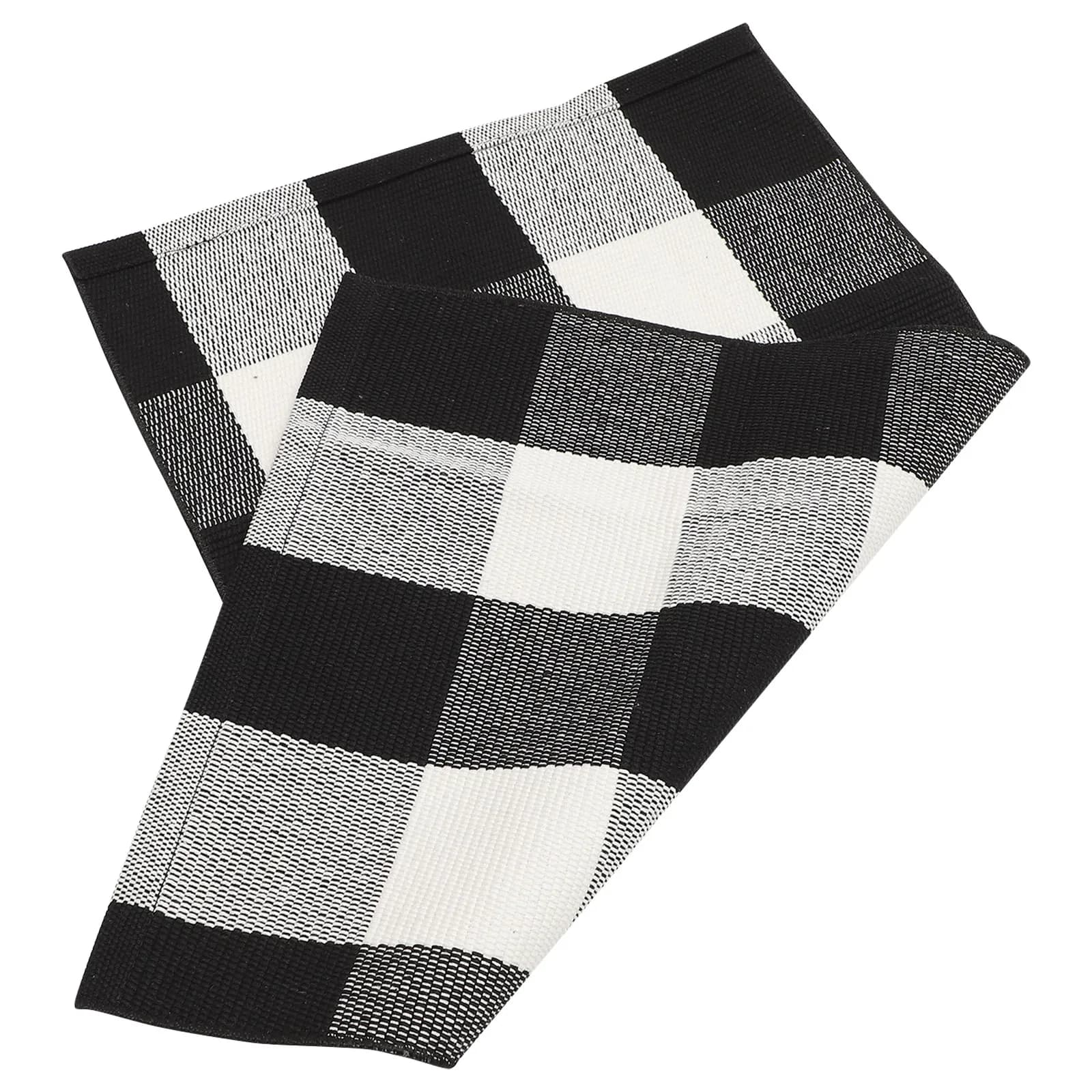Simple Mat for Bathroom in Cotton and Linen, Anti-slip, for Shower, Toilet, Entrance, Modern Furniture, Absorbent