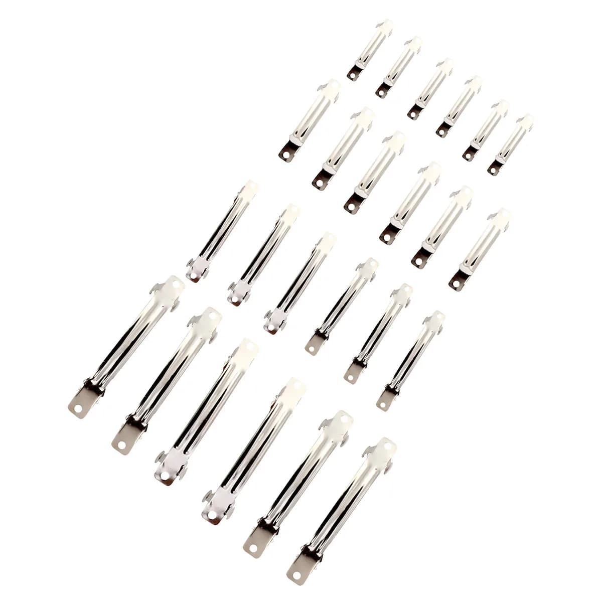 160 Pezzi di Clip per Capelli a Coccodrillo Vuoti di Varie Dimensioni, Accessori Fai da Te per Creare Fiocchi per Capelli, Componenti per Barrette e Clip a Scatto per Artigianato