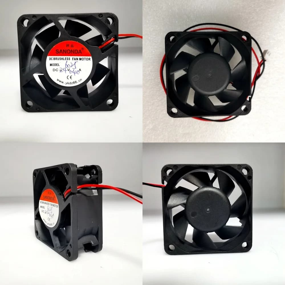 Ventola 6025 per Raffreddamento Laptop, Notebook, PC Desktop, Server - 5V 12V 24V DC Brushless, Doppio Cuscinetto a Sfera, Silenziosa, Alto Flusso d'Aria