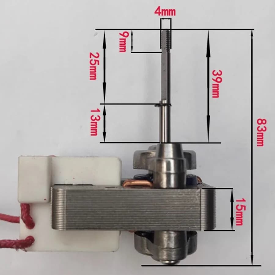 YJ48-12/15 YJ48-12/15 Fine Tree Motor Single-phase Asynchronous Motor with Covered Pole Universal Fan Motor