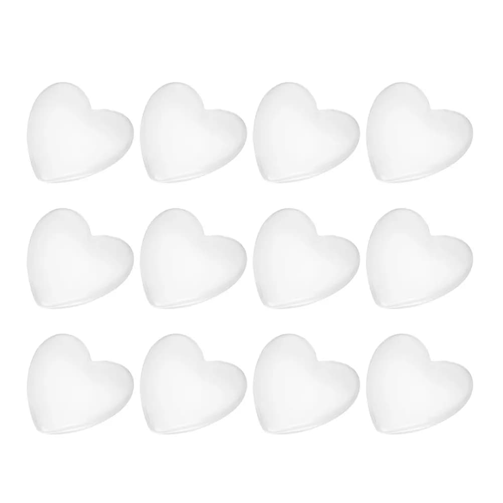 100Pcs 25Mm Heart Glass Sticker DIY Craft Supply for Jewelry Design Decoration Vase Clock Picture Frame DIY Pendant Accessory
