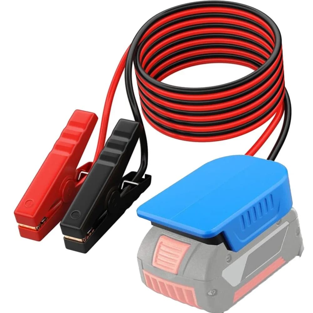 Per Power Wheel Adattatore Batteria Per Bosch 18V GBA con 6FT Cavo Ponticello Portatile Caricabatteria Per Auto Jump Starter per Strumento Elettrico