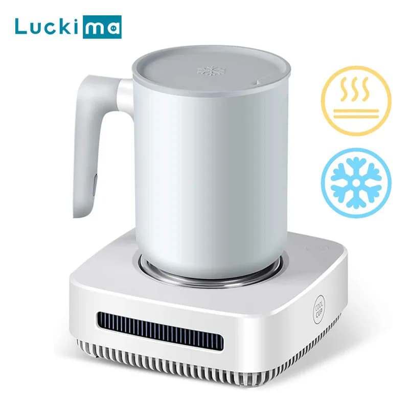 2 In 1 tazza di raffreddamento tazza da caffè scalda per ufficio scrivania uso riscaldamento raffreddamento piatto per bevande per acqua tè bevande latte birra cacao
