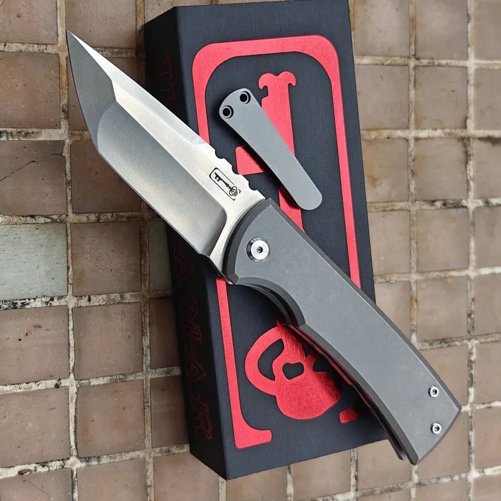 JUFULE Tanto Chaves Kickstop Redencion 229 cuscinetti in ceramica Titanium Mark M390 Survival EDC Tool Camp Hunt coltello pieghevole all'aperto