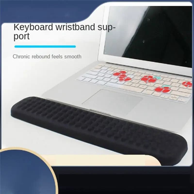NUOVO tappetino da polso per mouse tastiera poggiapolsi in silicone memory foam tappetino per mouse in tinta unita adatto per giochi da ufficio