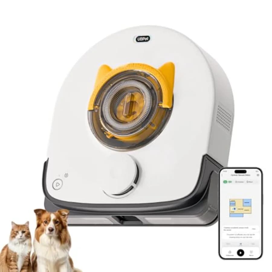 Robot Vacuum for Pet Hair, 22, 000Pa Ultra-Strong Suction Automatic Robot Vacuum Cleaner, Tangle-Free Cleaning, Smart Mapping w
