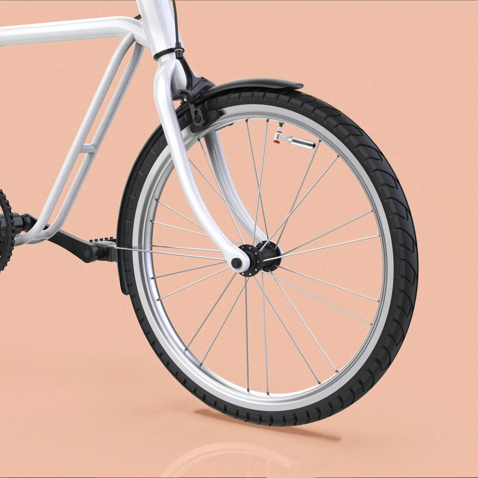 Adattatore per Gonfiaggio Rapido di Biciclette con Design a Manopola, Inflator CO2 ad Alta Pressione per Bici da Strada e Mountain Bike, Ciclismo Outdoor