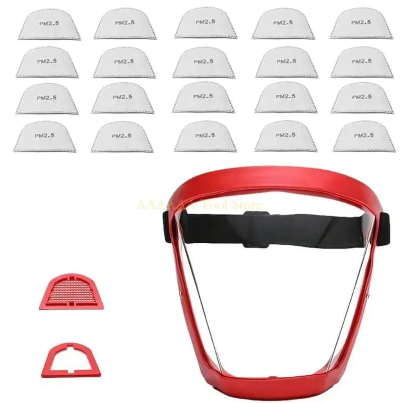 A2Be Full Face Shield for Kitchen Mask Windproof Mask Face Mask Mask with 20-piece filter
