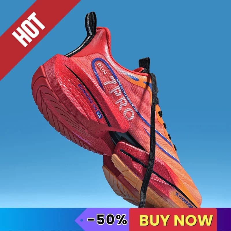 NUOVE scarpe da corsa sportive da uomo piastra in carbonio maratona traspirante comode da donna allenamento atletico scarpe da ginnastica da passeggio cuscino d'aria