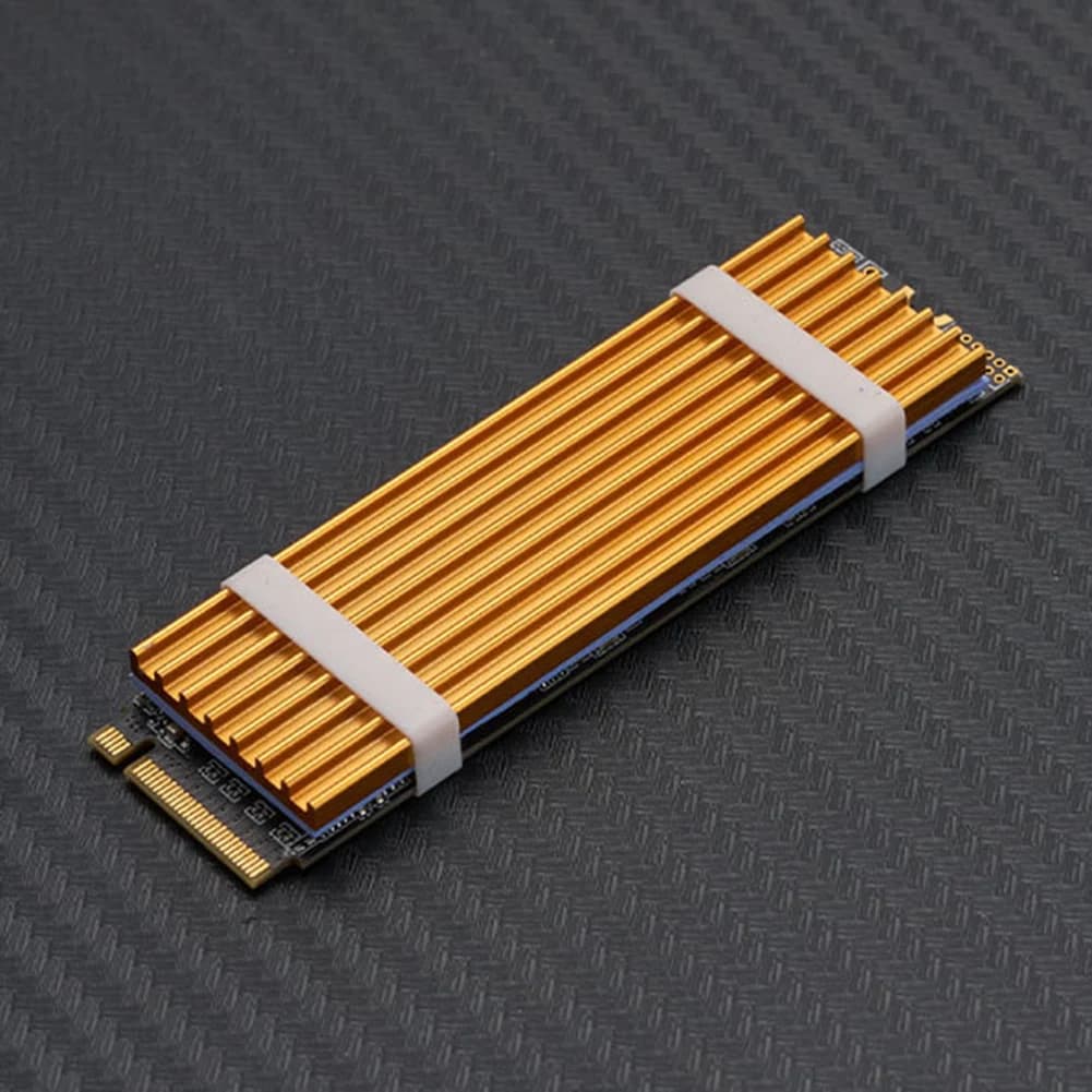 Foglio termico per disco rigido in metallo con viti, radiatore di calore SSD, accessori per PC/desktop per PS5 NVMe M.2 2280