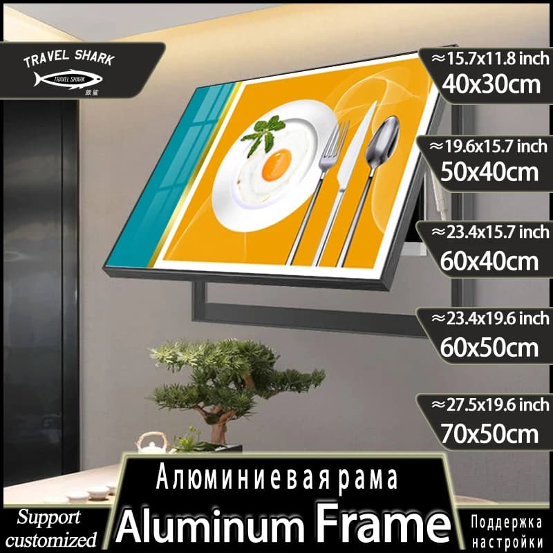 Travel Shark Electric Meter Box Modern Decorative Paintings Hanging Posters Pictures For Wall Punch Free With Metal Frame Custom