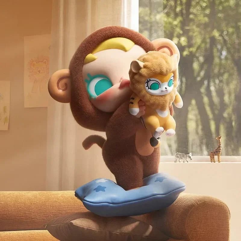 POP MART Baby Molly & Baby Tabby Series Scatola misteriosa a sorpresa Kawaii Anime Action Figure Scatola cieca Giocattoli Bambole Regalo per ragazze