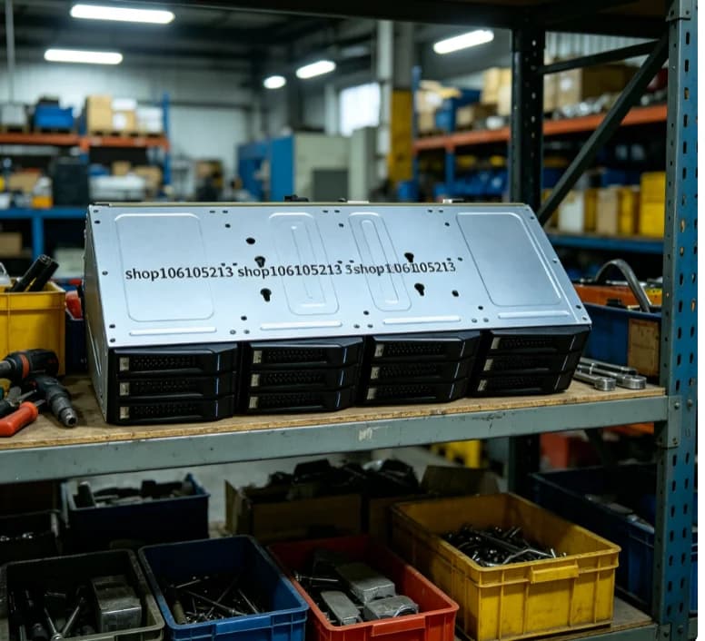 12 Bay 3.5 Inch Hard Drive Cage, 6Gb/12Gb Hot Swappable SAS Chassis for NAS and CDN Storage