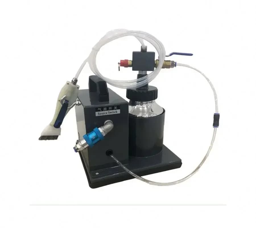 Macchina Automatica Pneumatica a Doppia Testa per Riempimento Colla e Spruzzatura, Macchina per Incollare Pelle e Spazzolare Colla per Scarpe