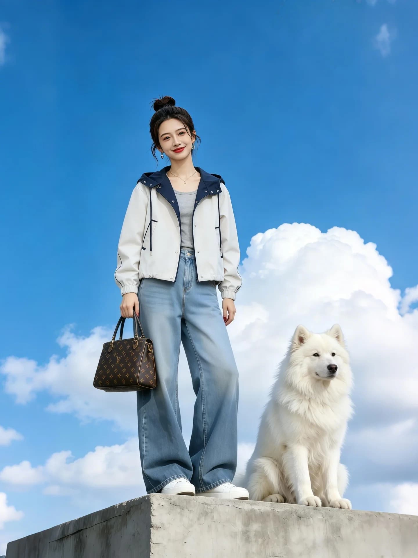 Women's Hooded Jacket 2026 New Style Slimming Versatile Casual Short Coat Large Size Small Frame Youthful Commute Style