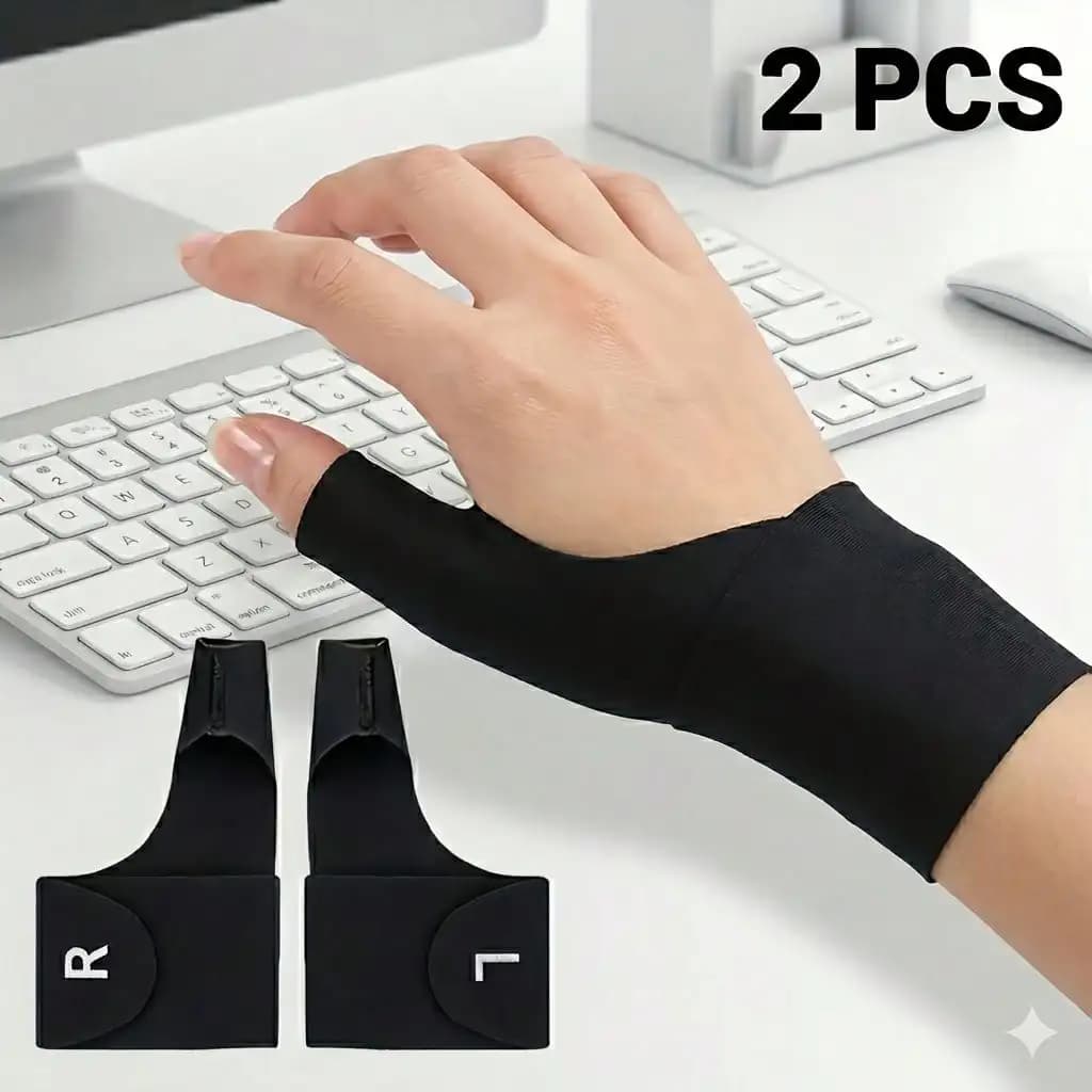 1pc Adjustable Breathable Wrist Brace With Thumb Stabilizer - Ergonomic Design To Support, Suitable For Computer Typing, Repetitive Work, With Anti-Slip Feature