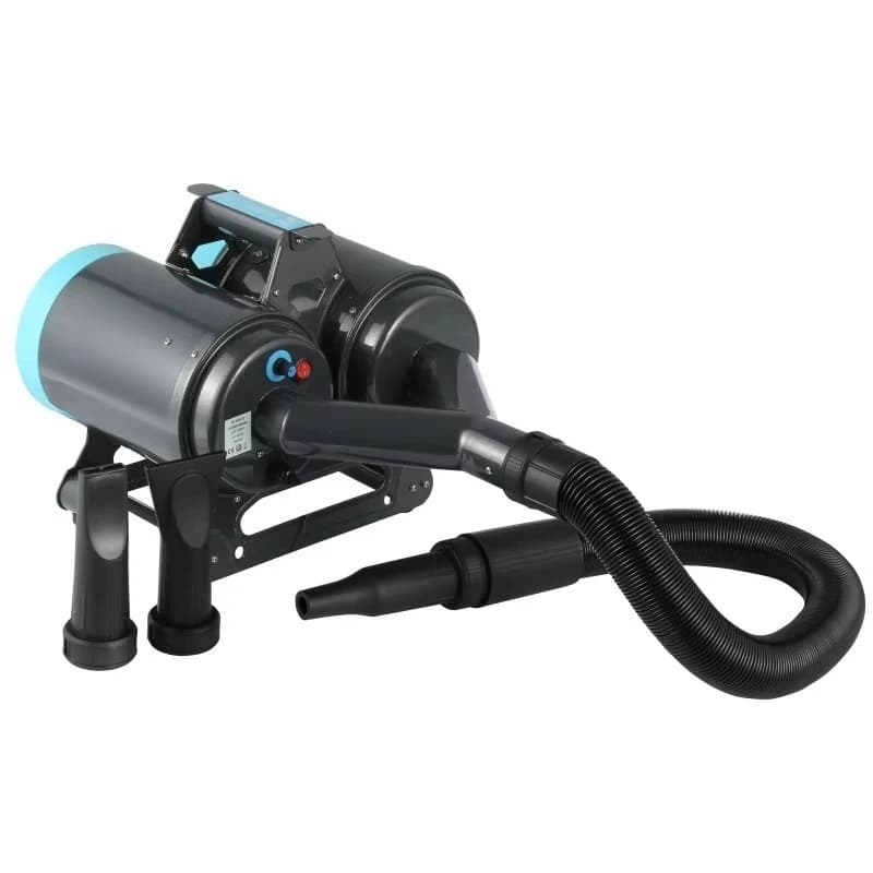 Asciugacapelli Professionale a Doppio Motore Parallelo 2400W per Toelettatura Animali Domestici e Dettaglio Auto