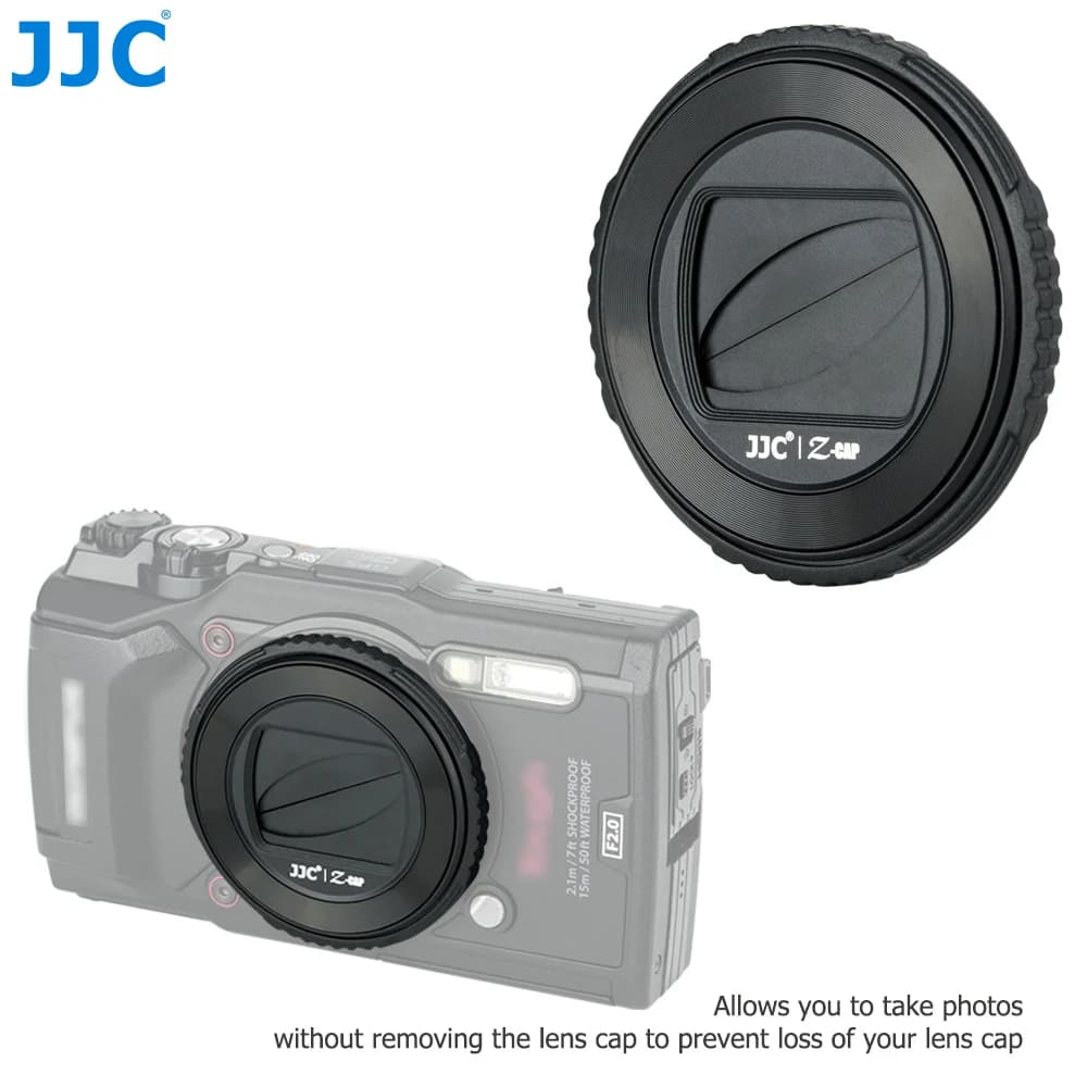 Copriobiettivo JJC LB-T01 per Fotocamere Olympus TG-7 TG7 TG-6 TG6 TG5 TG4 TG3 TG2 TG1, Accessorio Impermeabile e Resistente