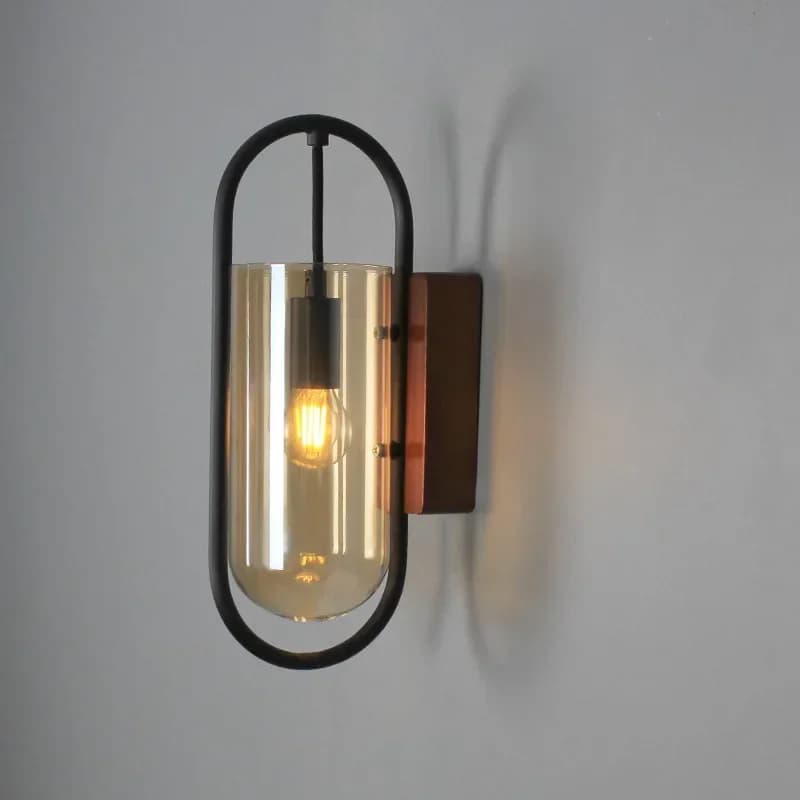 Lampada da parete moderna Lampada da parete in vetro Camera da letto Specchio da bagno Luci Decorazioni artistiche Decorazione loft per la casa Apparecchio di illuminazione a LED