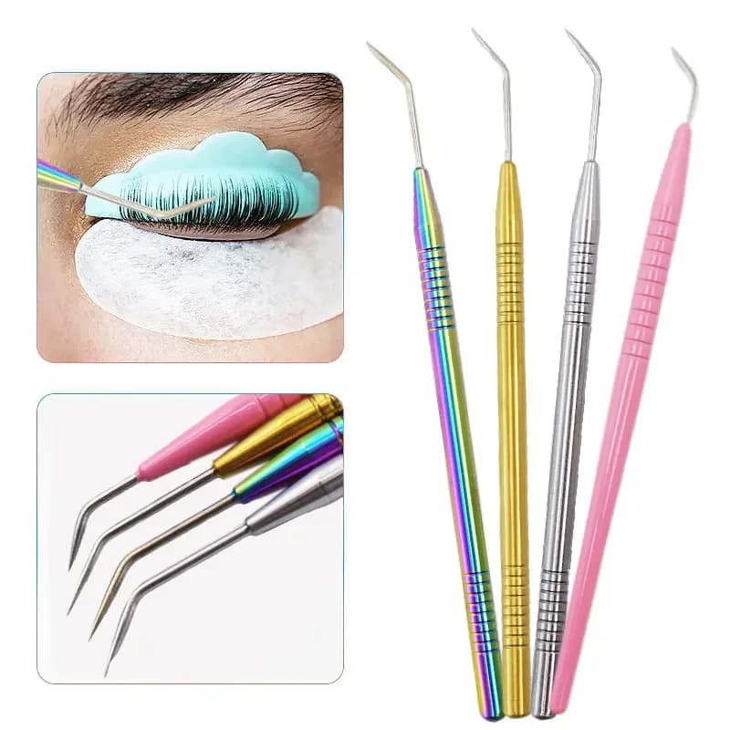 1PC Eyelash Lift Folding Kit - Stainless Steel Permanent Eyelash Tool with combs, Professional Supplies for Eyelash Extension for Salon and Home