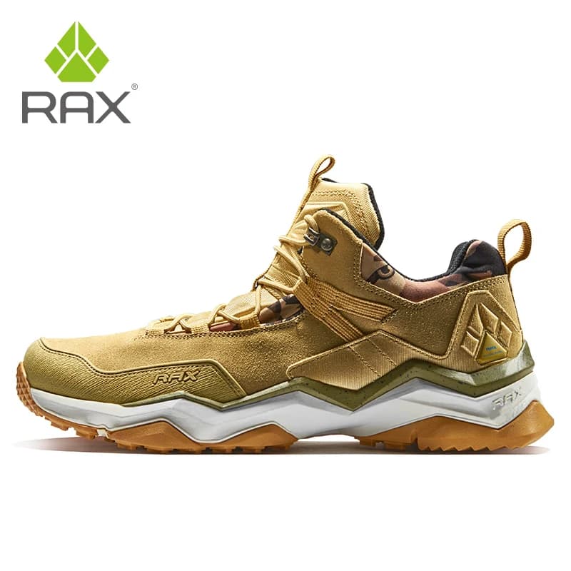 Rax Scarpe da trekking da uomo Scarpe da trekking impermeabili Scarpe da ginnastica sportive da esterno leggere e traspiranti per uomo Scarpe da arrampicata in pelle