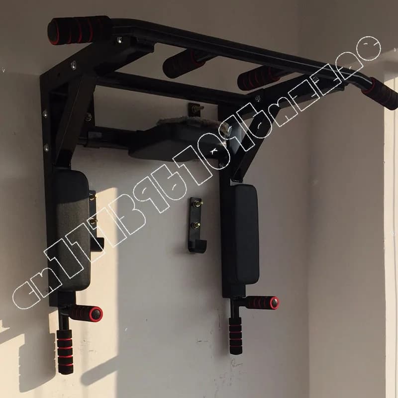 Barra Orizzontale da Parete per Uso Domestico, Dispositivo per Trazioni, Attrezzatura Fitness per Adulti, Barra Orizzontale Rimovibile