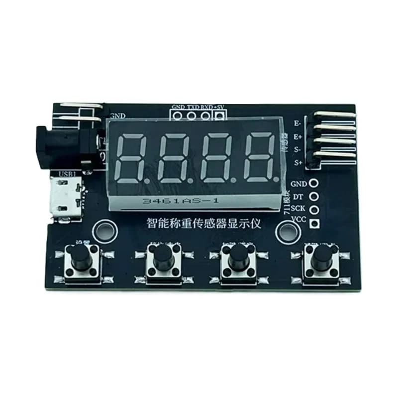 HX711 Load Cell AD Module Weight Sensor Digital Display Electronic Balancing Pressure Sensors 1KG 5KG 10KG 20KG Instrument