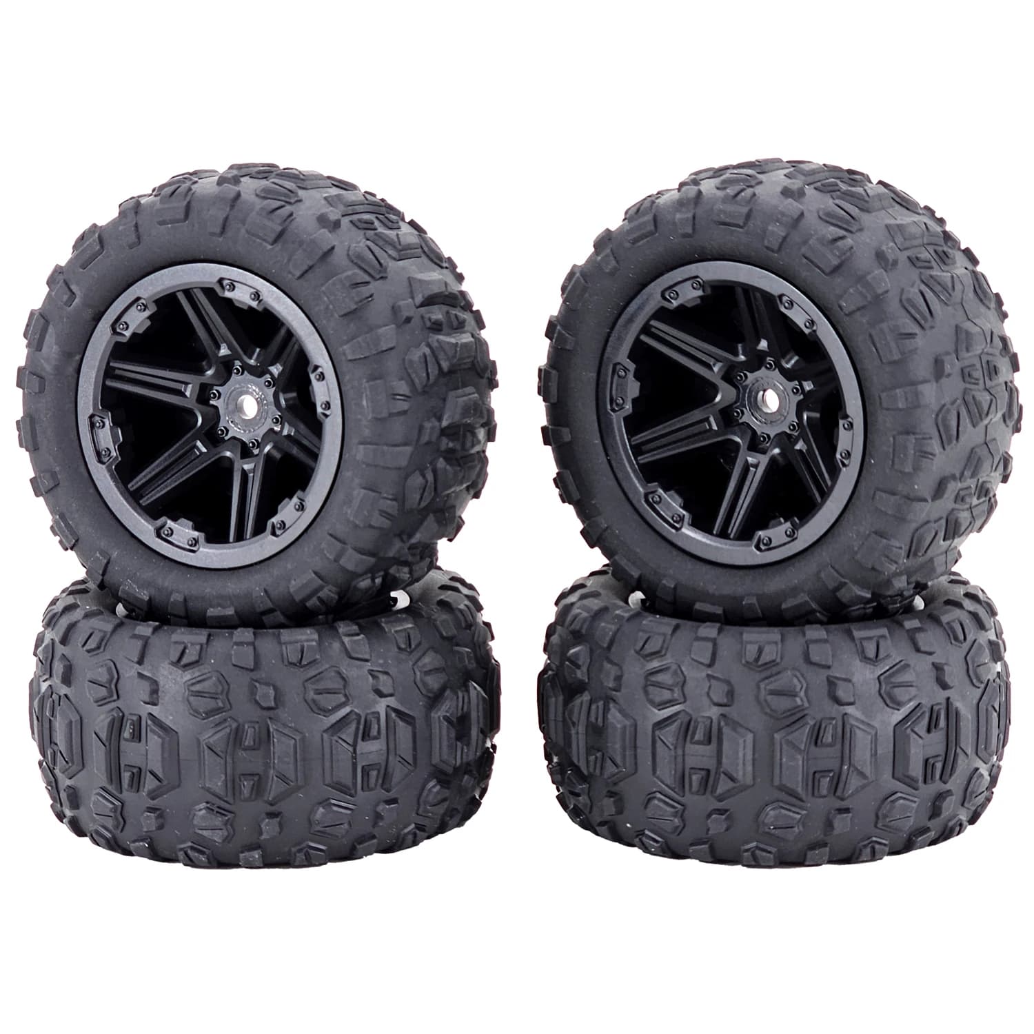 4PCS 85 millimetri 12 millimetri Esagonale Pneumatici In Gomma Ruote per SCY 16101 16102 16103 MJX Hyper Go 14210 16210 1/121/14 1/16 RC Monster Truck Aggiornamento
