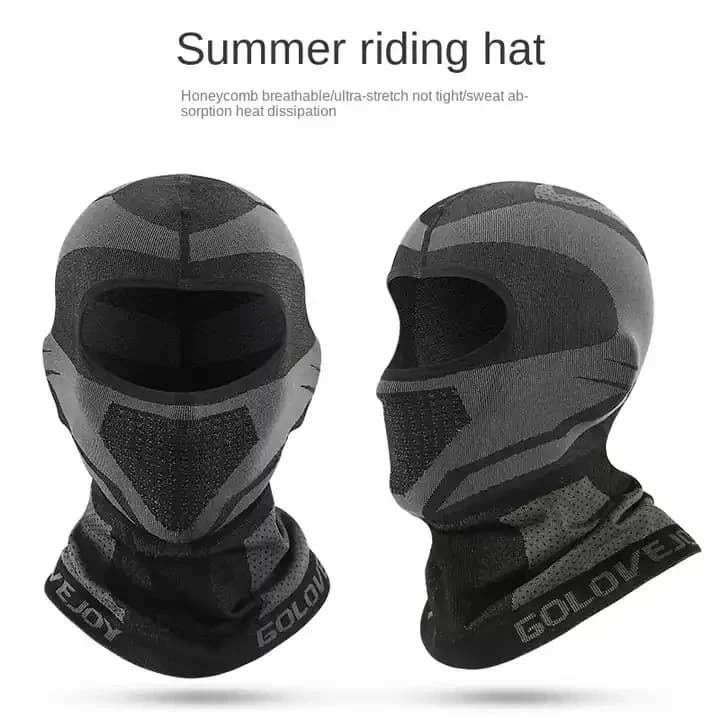 Passamontagna traspirante estivo Moto maschera completa Moto ciclismo maschera bici casco cappuccio Moto equitazione collo maschera