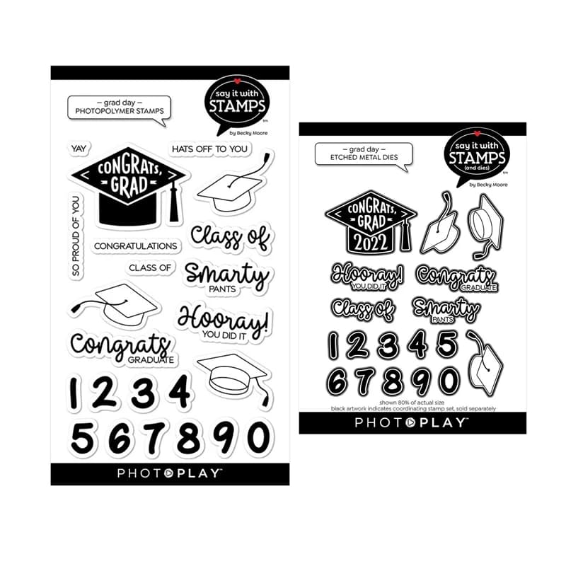 Timbri trasparenti per la celebrazione della laurea Nuovo 2022 Scrapbooking Creazione di carta Fustelle Cornici decorative Carta artigianale